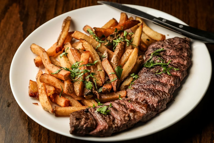 Premium ossenhaas steak, perfect gegrild